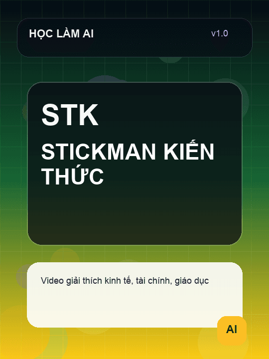 Chatbot Stickman kinh tế chính trị