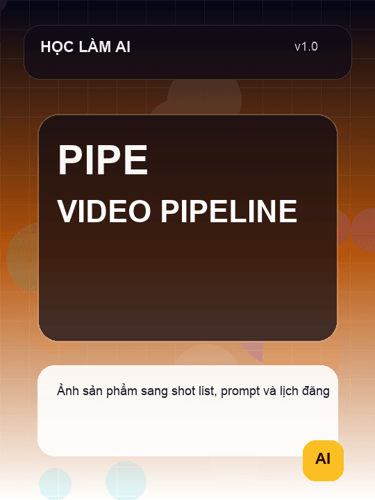 Video Pipeline cho sản phẩm bán hàng