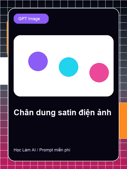 Tạo ảnh chân dung điện ảnh nghệ thuật với trang phục lụa satin bóng