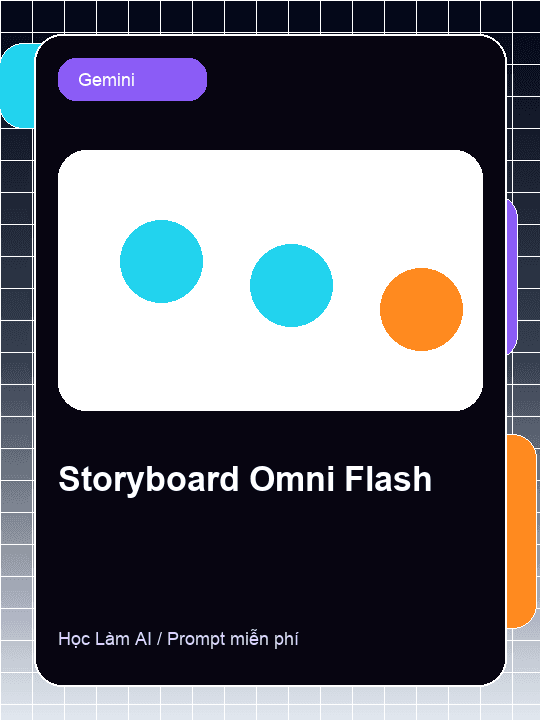 Storyboard + Gemini Omni Flash cho TVC quảng cáo sản phẩm thời trang chuẩn studio